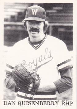 1975 TCMA Waterloo Royals #NNO Dan Quisenberry Front
