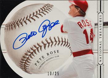 2014 Panini National Treasures - Baseball Signature Die Cuts #77 Pete Rose Front