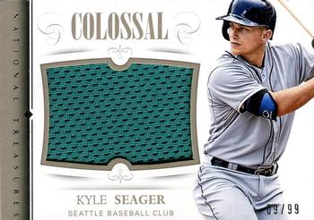 2014 Panini National Treasures - Colossal Materials #46 Kyle Seager Front