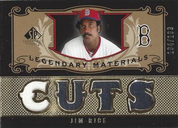 2007 SP Legendary Cuts - Legendary Materials #LM-JR1 Jim Rice Front