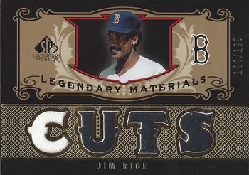 2007 SP Legendary Cuts - Legendary Materials #LM-JR2 Jim Rice Front