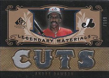 2007 SP Legendary Cuts - Legendary Materials #LM-AD1 Andre Dawson Front