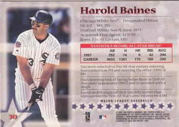 1997 Topps Stars #30 Harold Baines Back