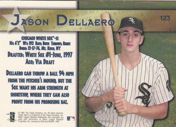 1997 Topps Stars #123 Jason Dellaero Back