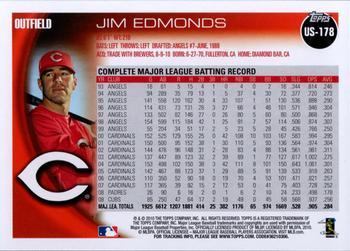 2010 Topps Update #US-178 Jim Edmonds Back