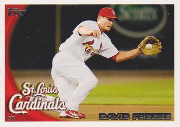 2010 Topps Update #US-298 David Freese Front