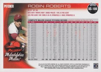 2010 Topps Update #US-100 Robin Roberts Back