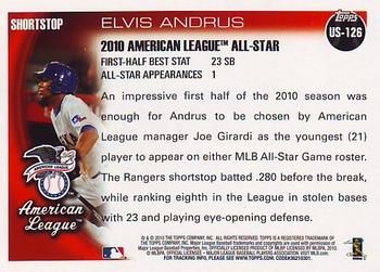 2010 Topps Update #US-126 Elvis Andrus Back