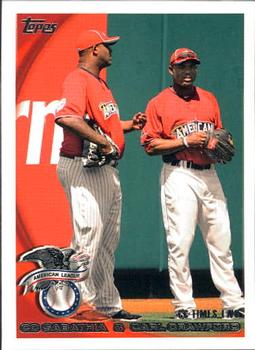 2010 Topps Update #US-158 CC Times Two (CC Sabathia / Carl Crawford) Front