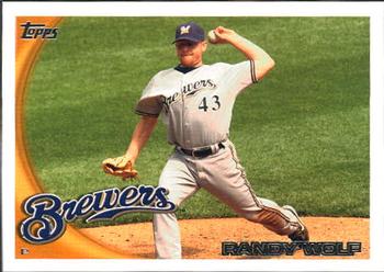 2010 Topps Update #US-182 Randy Wolf Front