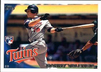 2010 Topps Update #US-191 Danny Valencia Front