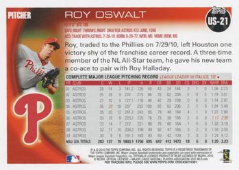 2010 Topps Update #US-21 Roy Oswalt Back