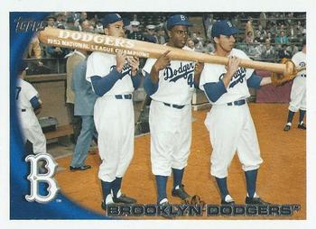 2010 Topps Update #US-260 Brooklyn Dodgers Front