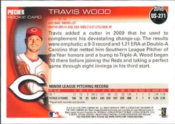 2010 Topps Update #US-271 Travis Wood Back