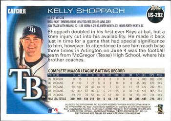 2010 Topps Update #US-292 Kelly Shoppach Back
