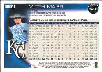 2010 Topps Update #US-313 Mitch Maier Back