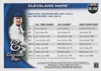 2010 Topps Update #US-330 Cleveland Naps Back