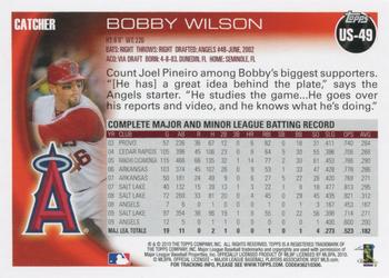 2010 Topps Update #US-49 Bobby Wilson Back