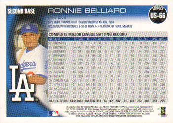 2010 Topps Update #US-66 Ronnie Belliard Back
