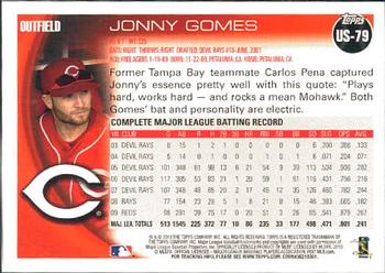 2010 Topps Update #US-79 Jonny Gomes Back
