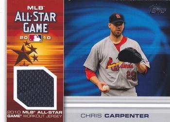 2010 Topps Update - All-Star Stitches #AS-CCA Chris Carpenter Front