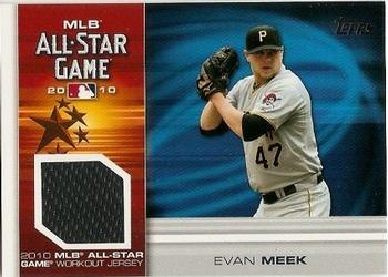 2010 Topps Update - All-Star Stitches #AS-EM Evan Meek Front