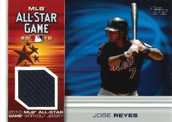2010 Topps Update - All-Star Stitches #AS-JR Jose Reyes Front