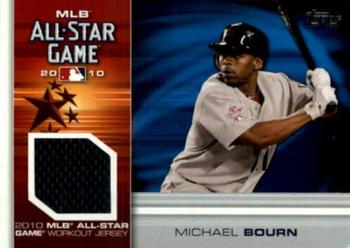 2010 Topps Update - All-Star Stitches #AS-MBO Michael Bourn Front