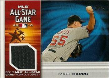 2010 Topps Update - All-Star Stitches #AS-MCA Matt Capps Front