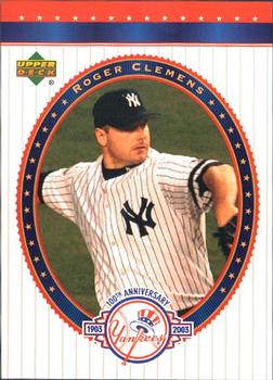 2003 Upper Deck Roger Clemens 300th Win Commemorative #1 Roger Clemens Front