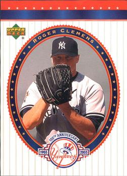 2003 Upper Deck Roger Clemens 300th Win Commemorative #3 Roger Clemens Front