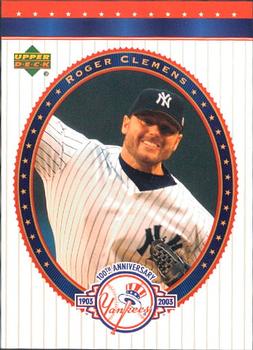 2003 Upper Deck Roger Clemens 300th Win Commemorative #4 Roger Clemens Front