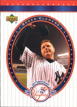 2003 Upper Deck Roger Clemens 300th Win Commemorative #5 Roger Clemens Front