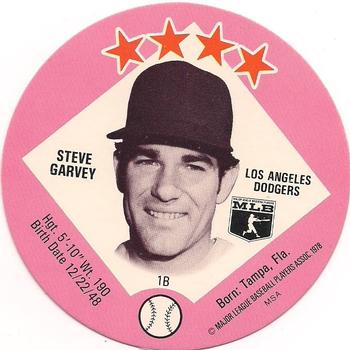1978 Big T/Tastee-Freez Discs #3 Steve Garvey Front
