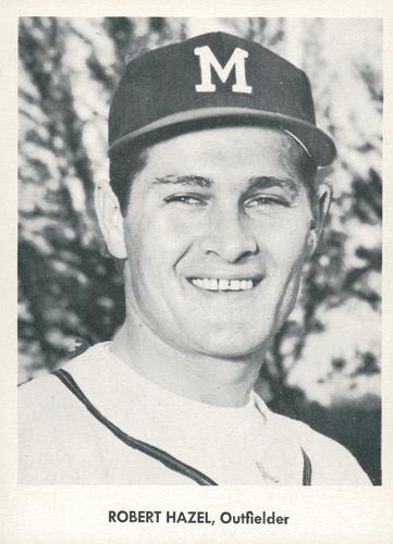 1958 Jay Publishing Milwaukee Braves Set A #NNO Bob Hazle Front