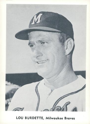 1959 Jay Publishing Milwaukee Braves Set C #NNO Lew Burdette Front