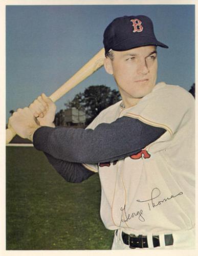 1966 Boston Red Sox Color Picture Pack B #NNO George Thomas Front
