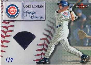 2005 Fleer National Pastime - Buyback Game Used #NNO Cole Liniak Front