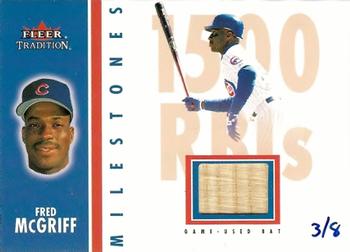 2005 Fleer National Pastime - Buyback Game Used #NNO Fred McGriff Front