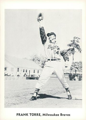 1960 Jay Publishing Milwaukee Braves Set C #NNO Frank Torre Front