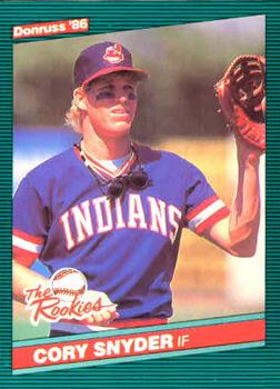 1986 Donruss The Rookies #15 Cory Snyder Front