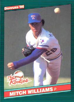 1986 Donruss The Rookies #19 Mitch Williams Front