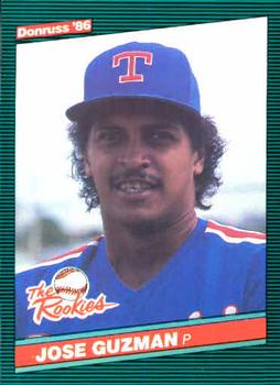 1986 Donruss The Rookies #24 Jose Guzman Front