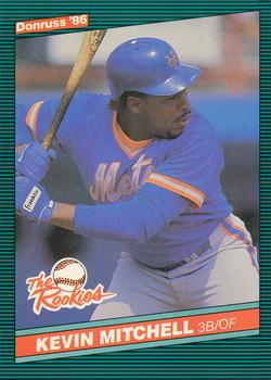 1986 Donruss The Rookies #17 Kevin Mitchell Front