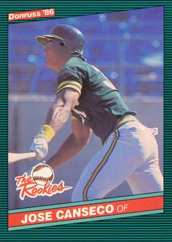 1986 Donruss The Rookies #22 Jose Canseco Front