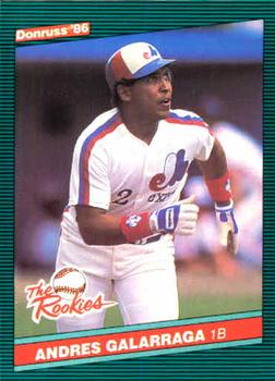 1986 Donruss The Rookies #7 Andres Galarraga Front