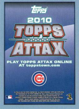2010 Topps Update - Attax Code Cards #NNO Starlin Castro Back