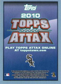 2010 Topps Update - Attax Code Cards #NNO Jake Peavy Back