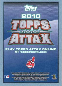 2010 Topps Update - Attax Code Cards #NNO Carlos Santana Back