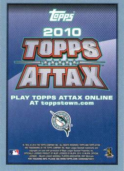 2010 Topps Update - Attax Code Cards #NNO Hanley Ramirez Back